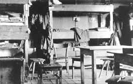 Prisoners' Quarters at Stalag Luft III [image courtesy of historyonthenet.com]