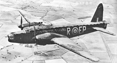 Vickers Wellington Bomber [image courtesy of Wikipedia]