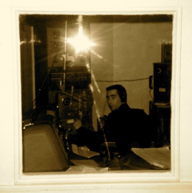 Rick Shalala in the main CKMR Studio - March 1968
