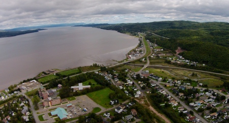 #14: The waters of the Bay of Chaleur slapping up against the East end of Campbellton. 