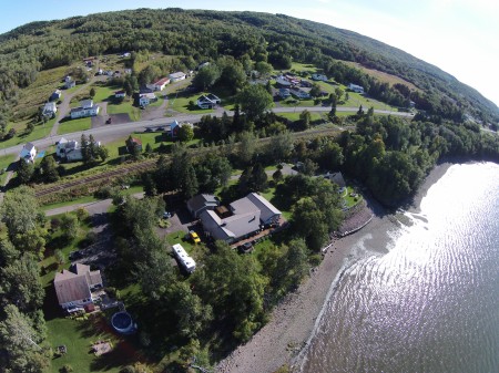 #17: An area east of Campbellton known as McLeod's. The rippling waters belong to the Bay of Chaleur.