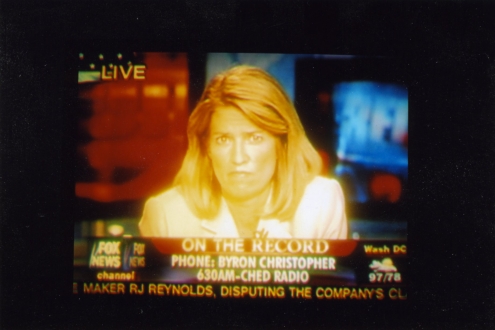 The Michael White murder trial attracted the attention of the U.S. media. Pictured is Greta Van Sustren of Fox News.