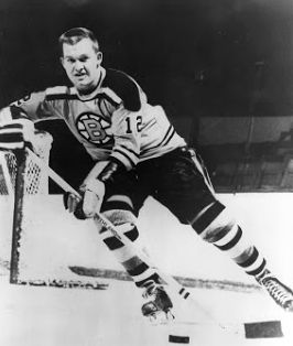 1960 - Gerry Ouellette of the Boston Bruins. Photo courtesy of the Boston Bruins Hockey Club.