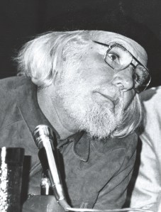 Father Ernesto Cardenal, Nicaragua's Minister of Culture. 