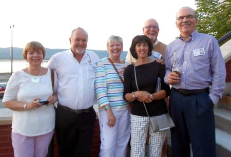 Shelly [Adams] Geraghty, Fraser Farquhar, Betsy [Court] Badtarache, Lynn [Squires] Pratt, Ted Bulmer and David Humphrey.